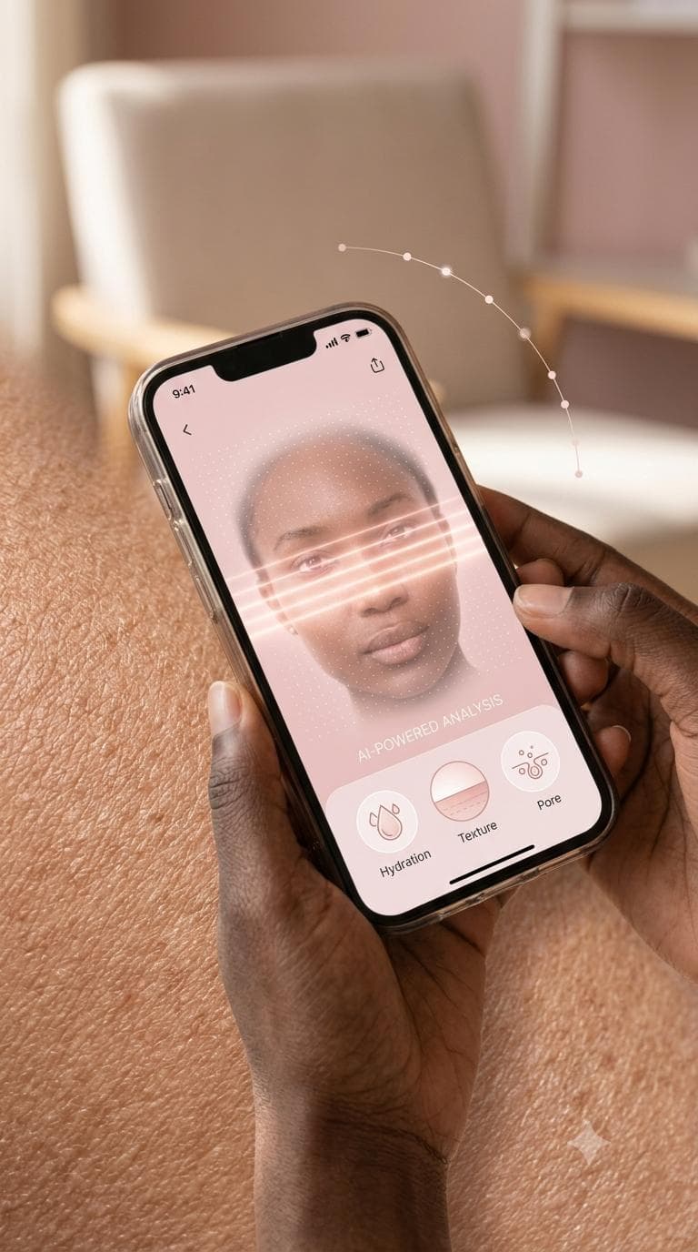 Clear skin glowing with clinical insights